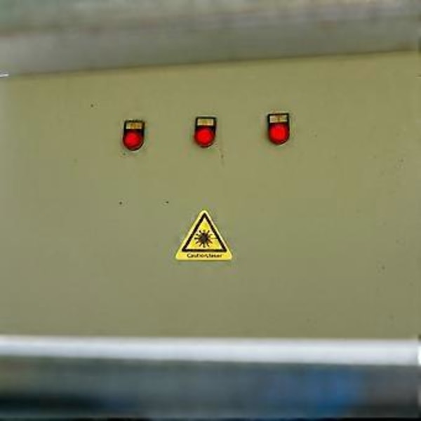 50 st Varningsetiketter Säkerhetsetiketter Varning Lasermärke Varning Laser Varningstecken
