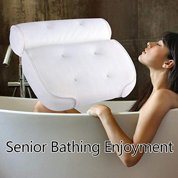 Badkudde Spa Badkar Kudde Huvud, Hals, Axlar och Ryggstöd
