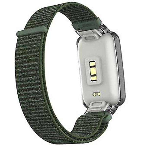 PC-fodral + Nylon Loop-rem för Xiaomi Mi Band 7 Pro (Armégron)