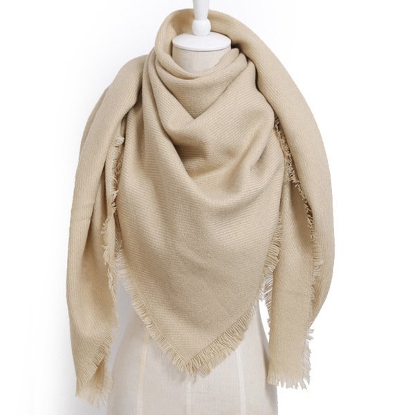 Gul Superora Alleza Dam bomullstorg Sjal Scarf för Autu