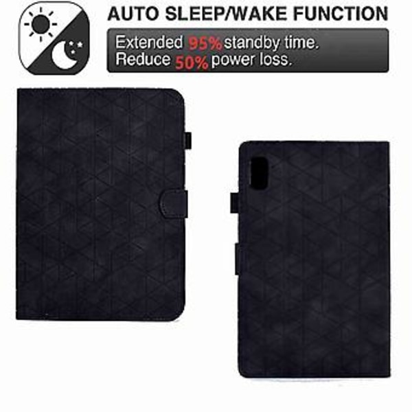 Rhombus Tablet Etui til Lenovo Tab P11 Gen 2 (Sort)