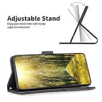 BINFEN COLOR BF05 til Infinix Note 40 Etui Stativ Pung PU Læder Geometrisk Telefoncover (Stil A)