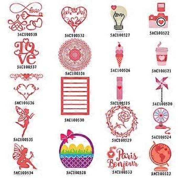 Metal Skæreforme Stencil Prægning Scrapbooking Julealbum Papirkort