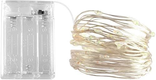 Blå Fe-ljus, 10m 100 LED Batteri Fe-ljus Små för Chr