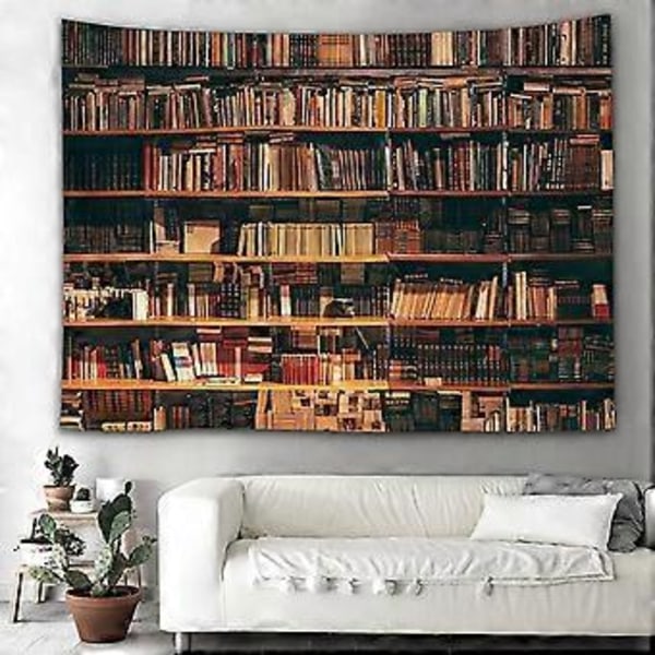 Vintage Kirjahylly Seinävaate Opiskelijan Työhuoneen Sisustus (150 x 130 cm) (200CM*150CM)