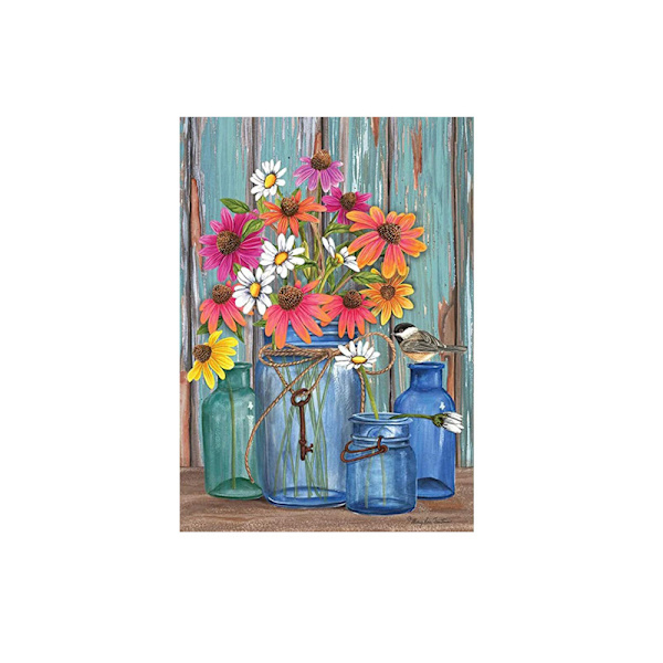 30x40 cm 5D DIY Diamantmaleri Komplett, Blomsterkombinasjon