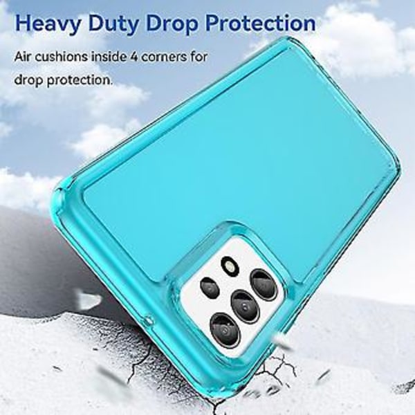 Telefonfodral för Samsung Galaxy A23 5g Candy Series Tpu (Transparent Blå)