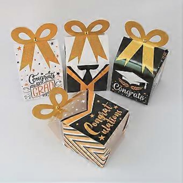 12 stk. Graduation Party Favors Graduation Candy Wrapping Boxes Delicate Sweets Boxes