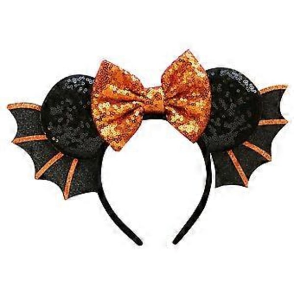 Søt Halloween Hårsløyfe med Museøre Design Hårtilbehør for Kvinner til Halloween Dekorationsfest B(B)