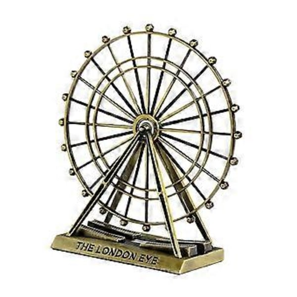 Roterende pariserhjul dekorasjon dekor kunst skap rekvisitter metall arkitektur figur pariserhjul skulptur bordplate ornament (bronse)