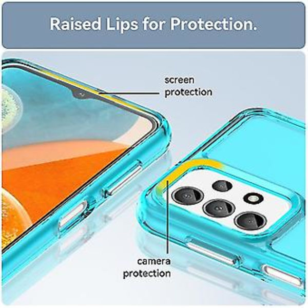 Telefonfodral för Samsung Galaxy A23 5g Candy Series Tpu (Transparent Blå)