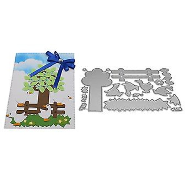 Ankka Metallileikkurit Stencil DIY Scrapbooking Album Leima Paperikortti Embossin ( )