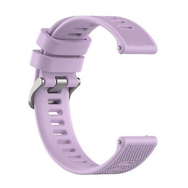 Til Garmin Forerunner 158 / 55 Twill Silikon Urrem (Lyselilla)
