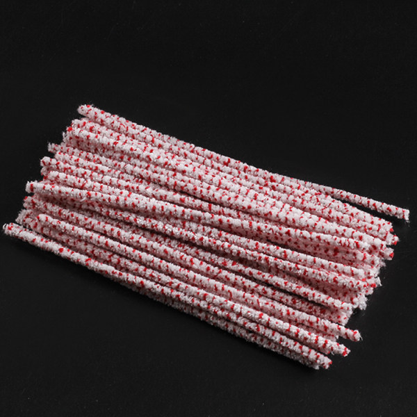80 stk Chenille Wire Pipe Brushes Set for Crafts og Dekorasjon