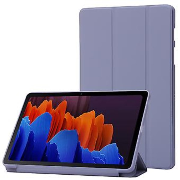 Lærtablettveske for Samsung Galaxy Tab S9 (Lilla)