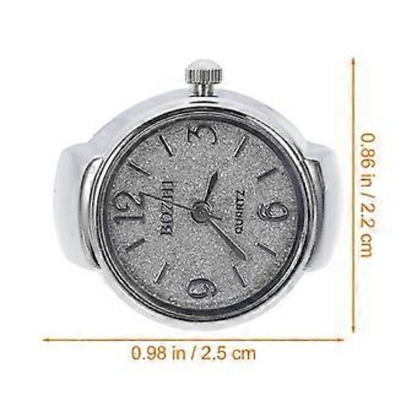 Quartz Fingerklocka Casual Fingerklocka Mode Ringklocka Vacker Ringklocka