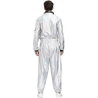 Män Kvinnor Rymd Astronaut Cosplay Kostym Halloween Karneval Performance Kostym (M Herr)