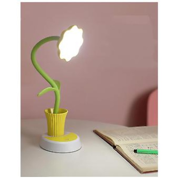 Børne skrivebordslampe - Kreativ Genopladelig Skrivebordslampe Led Øjenbeskyttelse