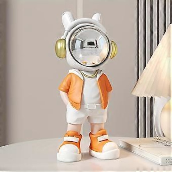 Astronaut astronaut små ornament vardagsrum rum vinskåp skrivbord astronaut kreativ gåva (blå)