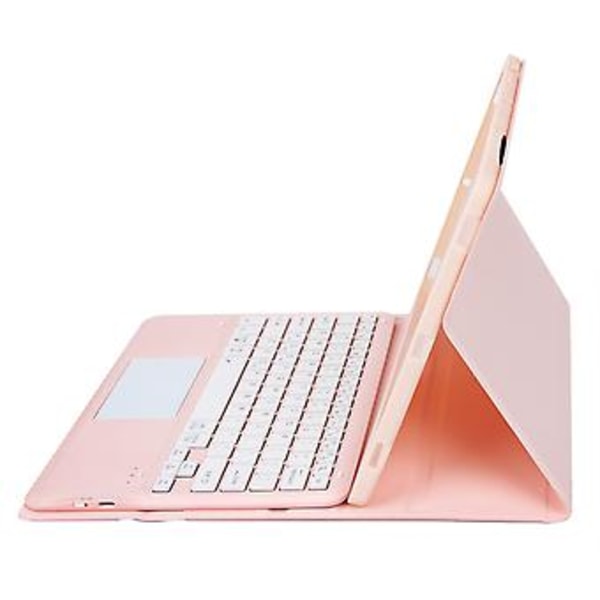 Tangentbordfodral i läder för surfplatta A0N10-A (Rosa)