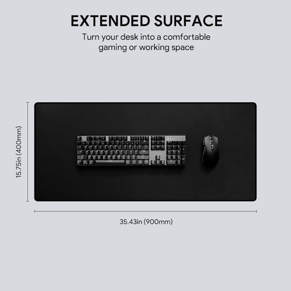 XL Gaming Musemåtte - 900 x 400 mm - Gamer Musemåtte - Special Su