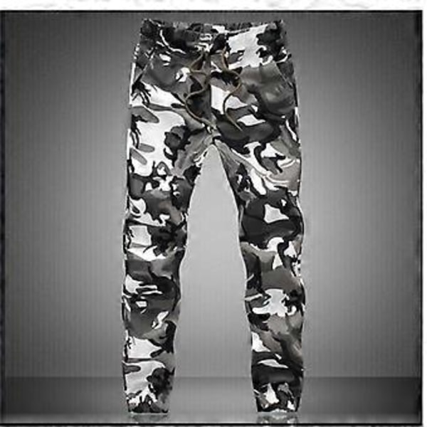 Store størrelser Herre Vår Mote Casual Kamuflasje Militær Joggebukse (XXXL army green)
