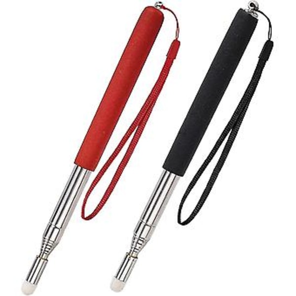 Utdragbar Demonstrationspegel Stick Lärare Undervisningshjälpmedel 2st (svart+röd)