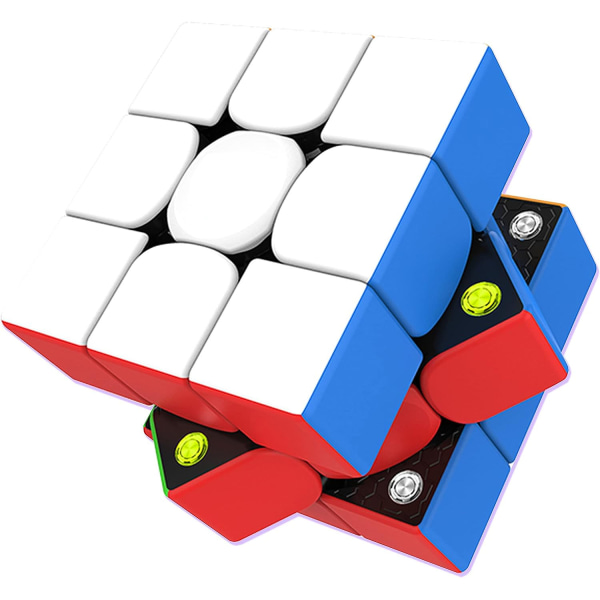 3x3 Magnetisk Speed ​​Cube Stickerless 356M Magic Cube (ingen ekstra