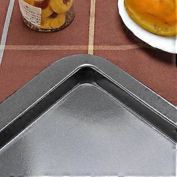 Rektangulär Non-stick Bakplåt i Rostfritt Stål för Bröd och Kakor, Köksredskap (S Guld)