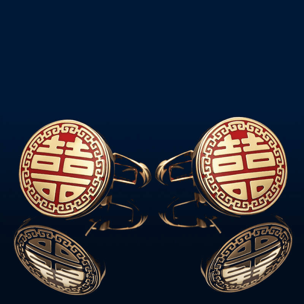 (Ystävänpäivä）Premium Enamel Artisan French Shirt Cufflinks for Men