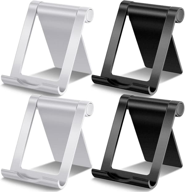 4 stk. Mobiltelefonstativ Foldbar Telefonholder Universal Multi