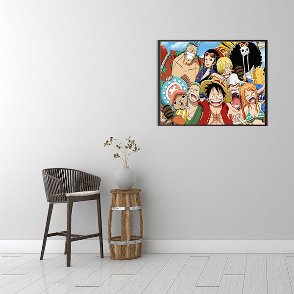 30x40cm, One Piece -timanttimaalaussarja lapsille Anime 5D Full Rhi