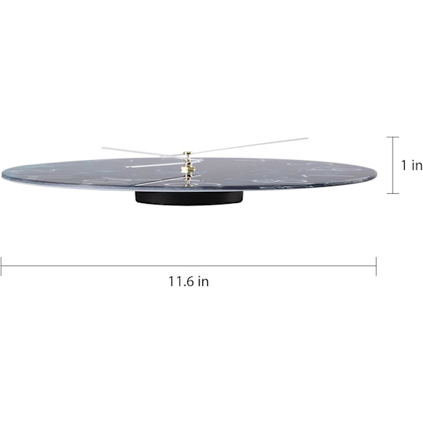Tyst modern kvartsväggklocka 30 cm batteridriven, lämplig för