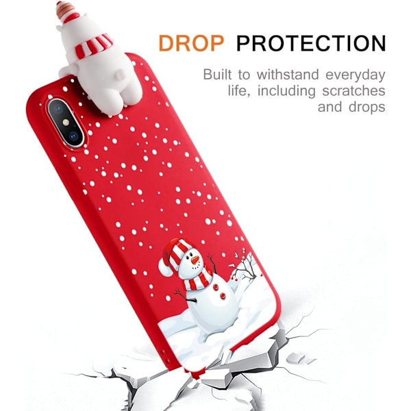 1 stk. Sneende Juleetui til Apple iPhone 14 Pro Max 6,7\" Liqui