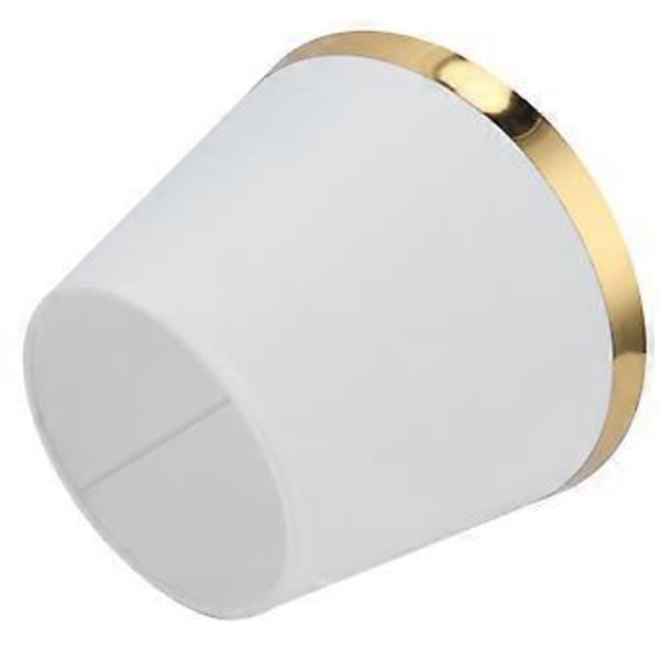 Lampeskærm i stof, europæisk stil, moderne lampeskærm til E27 bordlampe, gulvlampe, forsyninger PX129 hvid