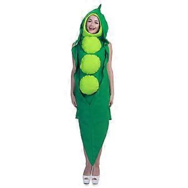 Ærter i en bælg Halloween Kostume Klæd dig ud Fest Rollespil Cosplay Sjov Body