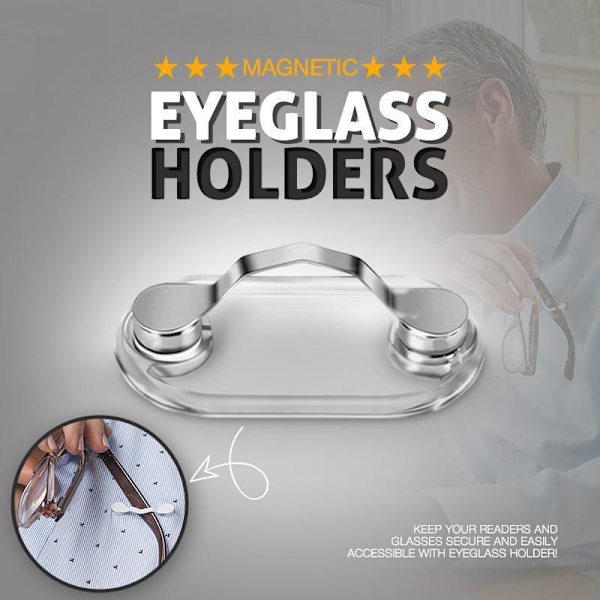 2 st magnetiska glasögonhållare, magnetiska glasögonhållare, glasögon