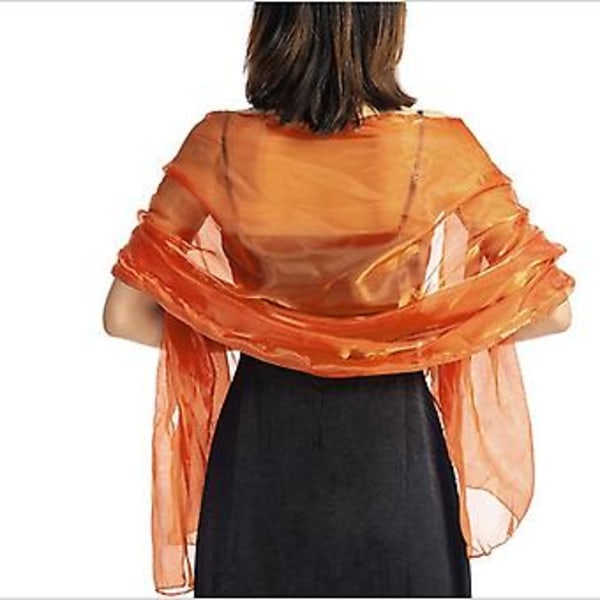 Iriserande Wrap Stole Sjal för Bröllop, Brud, Brudtärnor, Baler & Fester