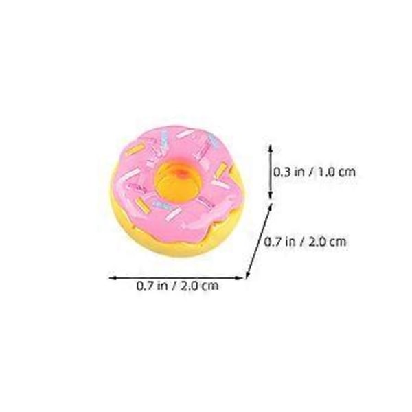 20 stk. Miniature Donut til Dukkehus Simulation Dessert Model Mini Dessert