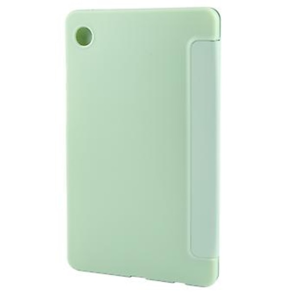 Trefaldigt Läderfodral för Samsung Galaxy Tab A9 (Grön)