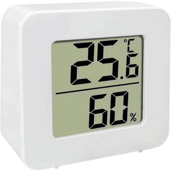 Temperatur- og fugtighedsmåler Indendørs termometer Mini LCD Digi