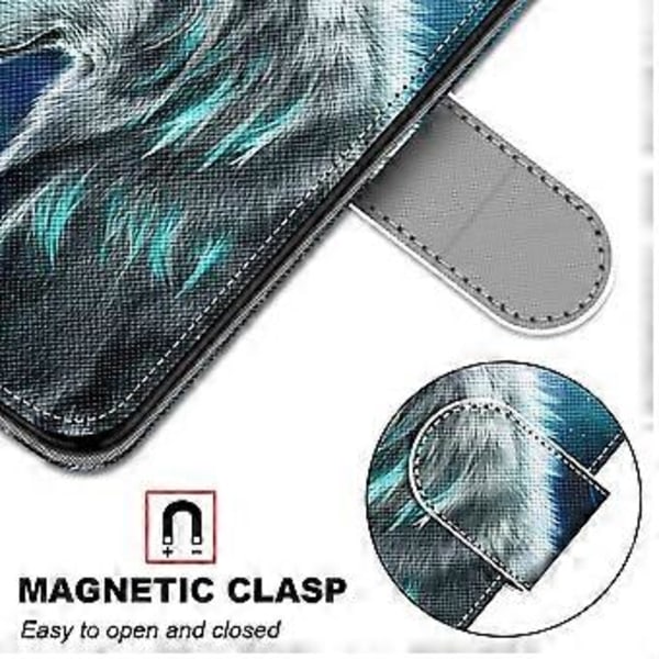 Wallet Case Telefon Cover Kort Slot Telefonbeskytter Kompatibel med Galaxy S10