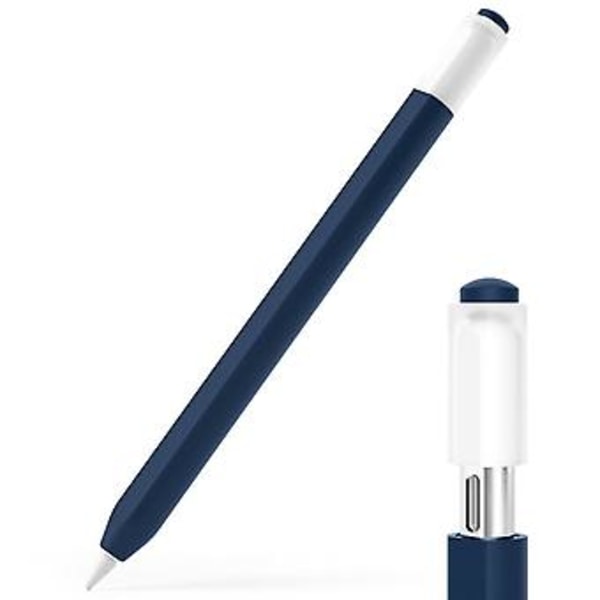 Skyddande Silikonfodral för Apple Pencil (USB-C) (Midnattsblå)
