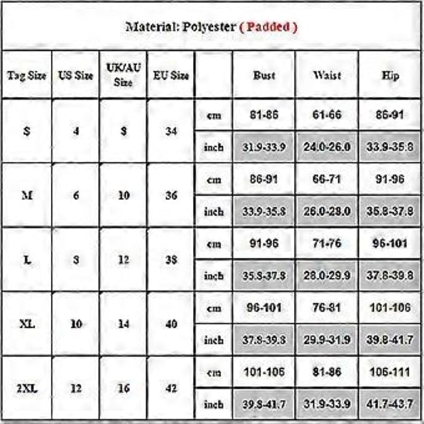 Naisten bikinit, 2 osaa, push-up, topatut, rantavaatteet, uimapuku, musta (XL)