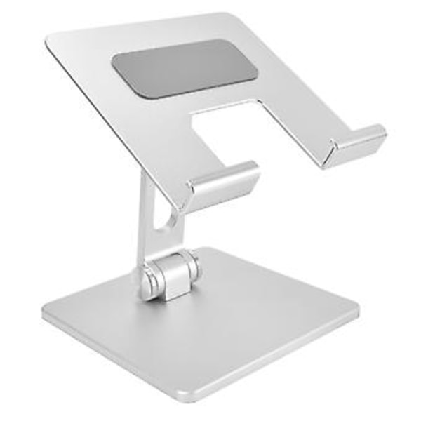Tabletställ Hållare Aluminiumlegering Universal Skrivbord Justerbar Vikbar Telefon Tabletthållare Silver
