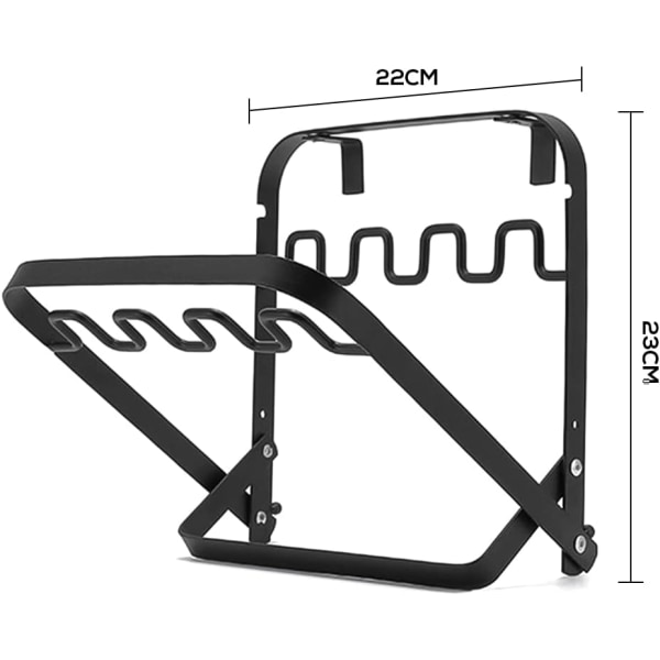 Sammenleggbar søppelposeholder, bærbar søppelposeholder, sammenleggbar