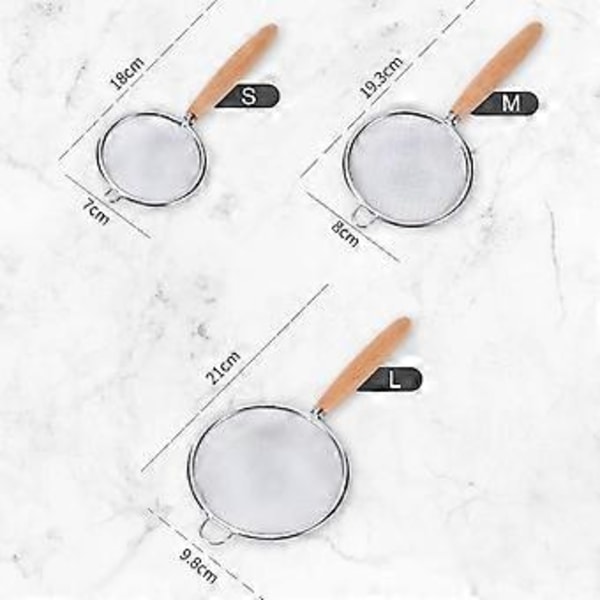 Finsiktig Silsked | Multifunktionell Sil för Juicer, Oljor & Nudlar