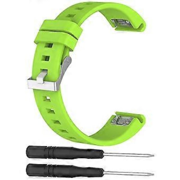 for fenix 6x smartklokke klokkereim silikon justerbar erstatningsreim str