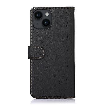 RFID Telefonveske For iPhone 15 Plus (Svart)