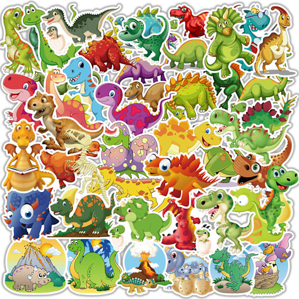 50 Cross-border Animal Graffiti Stickers til Bil, Mobiltelefon og Vand